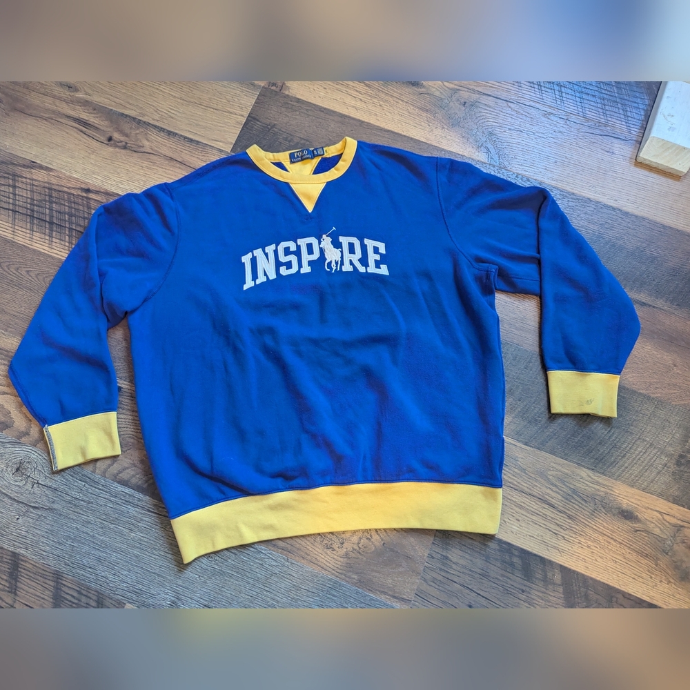 Polo Ralph Lauren Inspire Fleece Pony Sweater Sweatshirt Jumper Pullover Sz XL